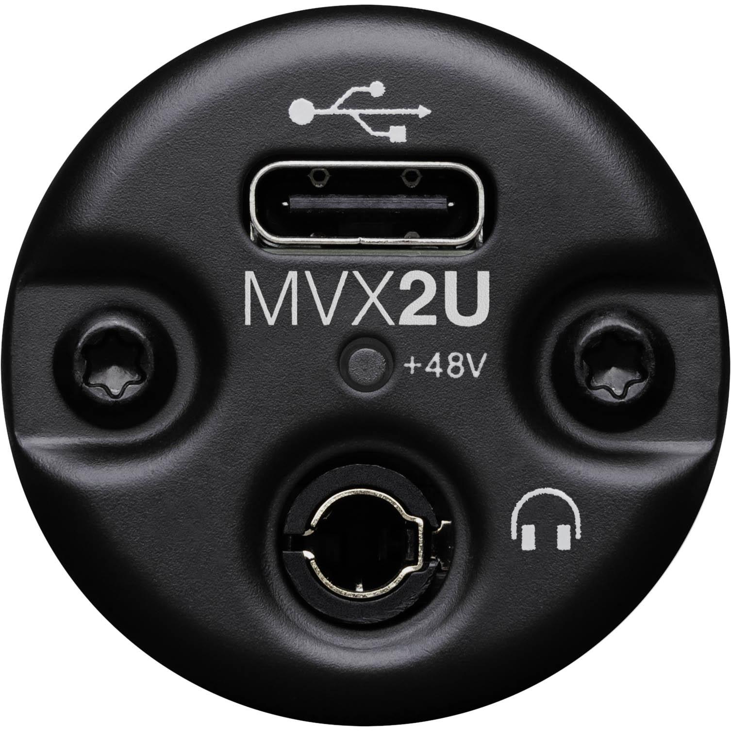 Shure MVX2U Digitak Audio Interface XLR to USB Adapter
